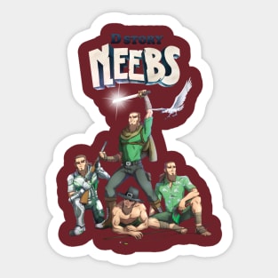 Neebs D Story Ark Sticker